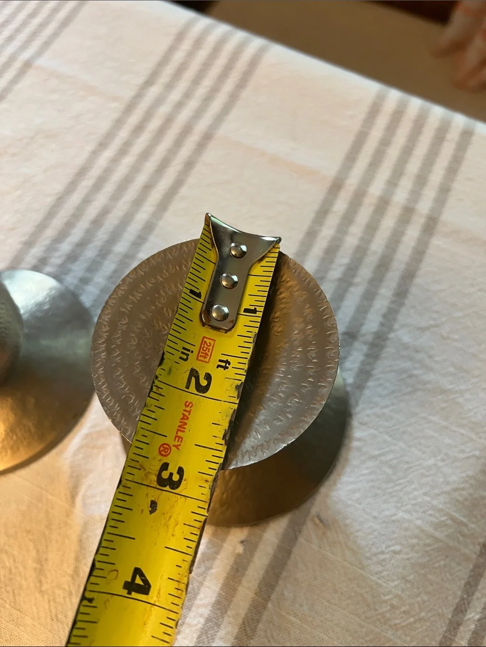 N/A hammered candle